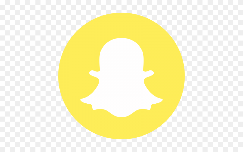 Snapchat Circled Logo Icon Snapchat Circle Logo, Outdoors, Nature, Astronomy, Moon Free Png Download