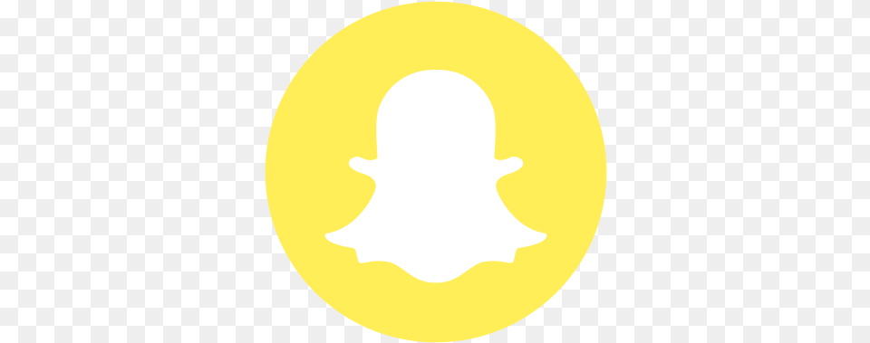 Snapchat Circled Logo Icon Circle Snapchat, Outdoors, Nature, Lighting Free Transparent Png