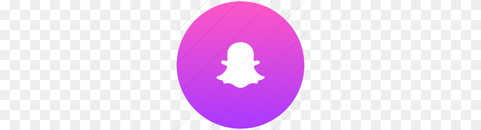 Snapchat Clipart, Purple Png