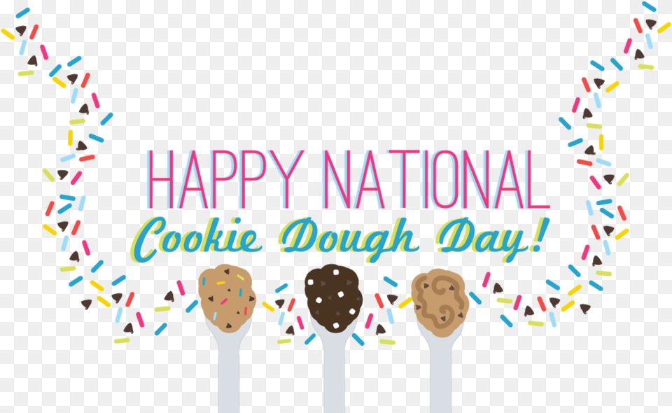Snapchat Cookiedoughday 5 Poster, Spoon, Cutlery, Ice Cream, Food Free Png Download