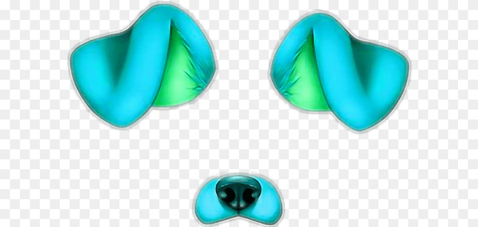 Snapchat Dog Dogface Ftestickers Stickers Autocollants Heart, Turquoise, Plant, Petal, Flower Png Image