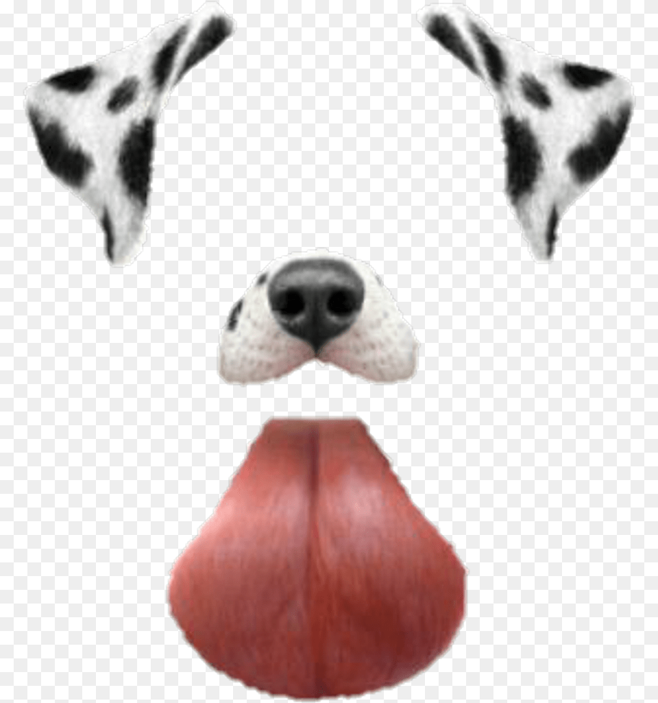 Snapchat Dog Filter Transparent Snapchat Dog Filter, Body Part, Mouth, Person, Tongue Free Png
