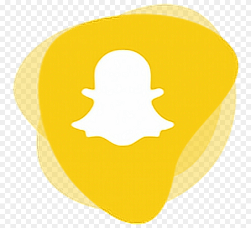 Snapchat Face Book Socialmedia Web Enter Logo Black Snapchat Logo, Food, Fruit, Plant, Produce Png