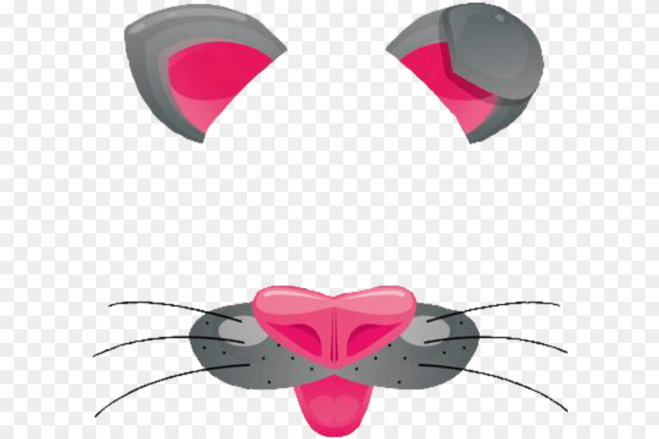 Snapchat Filter Dogfilter Dog Puppy Kms Mask Cat Nose Template, Body Part, Mouth, Person Free Png