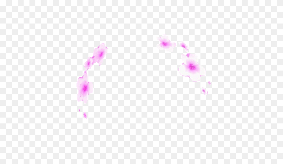 Snapchat Filter Flower Tears, Petal, Plant, Purple Free Png