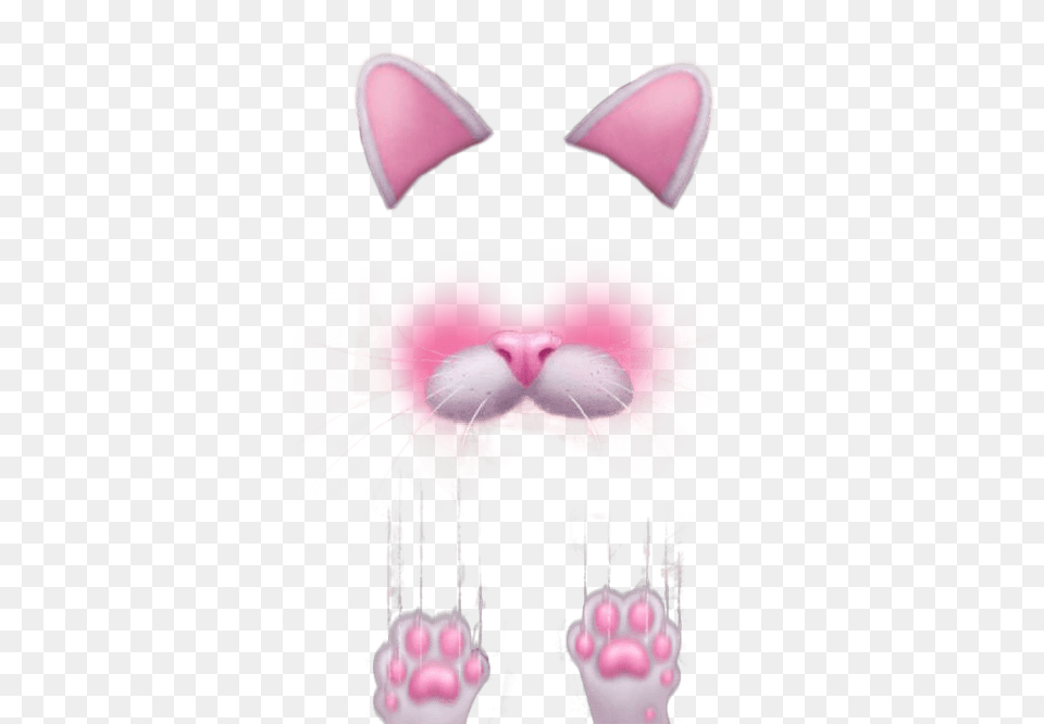 Snapchat Filter Kitten, Purple, Art, Graphics, Cosmetics Png