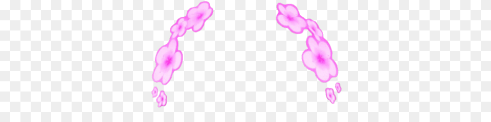 Snapchat Filter Pink Flowers, Flower, Petal, Plant, Purple Free Transparent Png