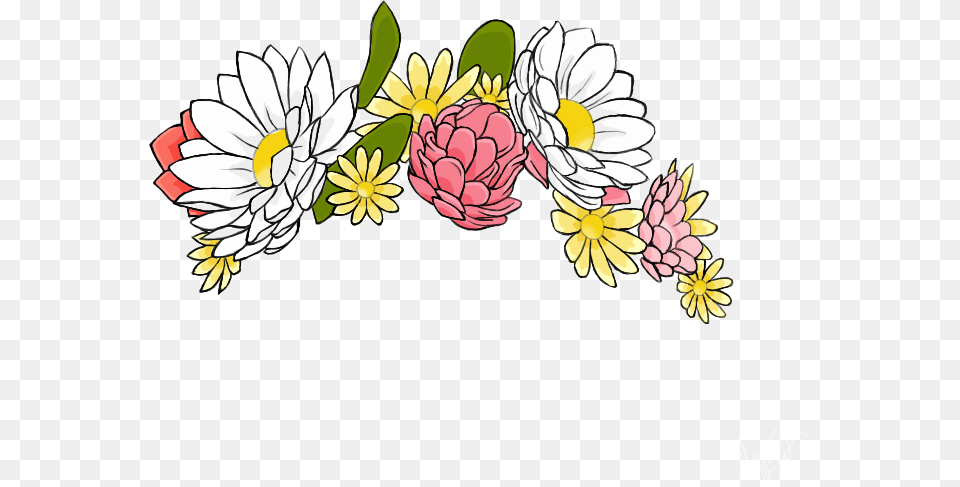 Snapchat Flower Flowers By Hyerszn On Clipart Transpa Snapchat Flower Filter Clipart, Art, Dahlia, Daisy, Floral Design Free Transparent Png