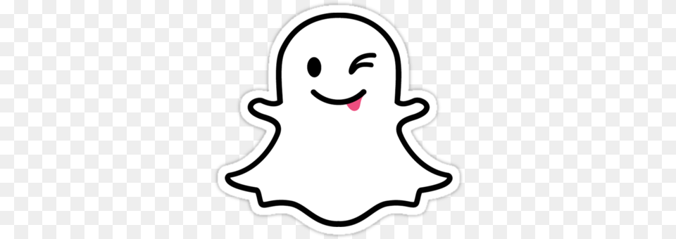 Snapchat Ghost By Cocomishelle Small Size Please Transparent Snapchat Ghost, Stencil, Sticker, Outdoors, Nature Png Image