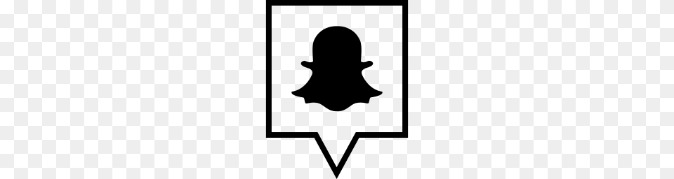 Snapchat Icon, Gray Png Image