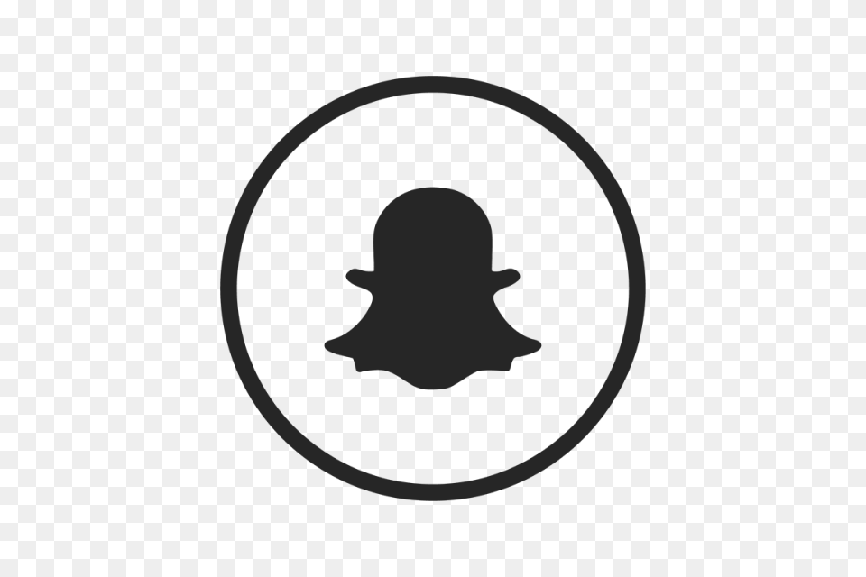 Snapchat Logo, Silhouette, Baby, Person, Head Free Png Download