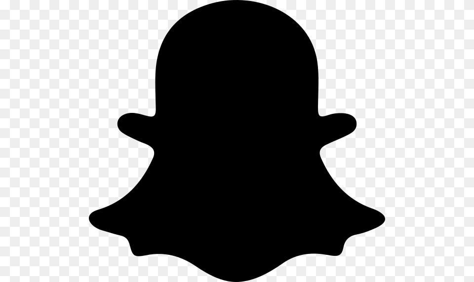 Snapchat Logo, Gray Png Image