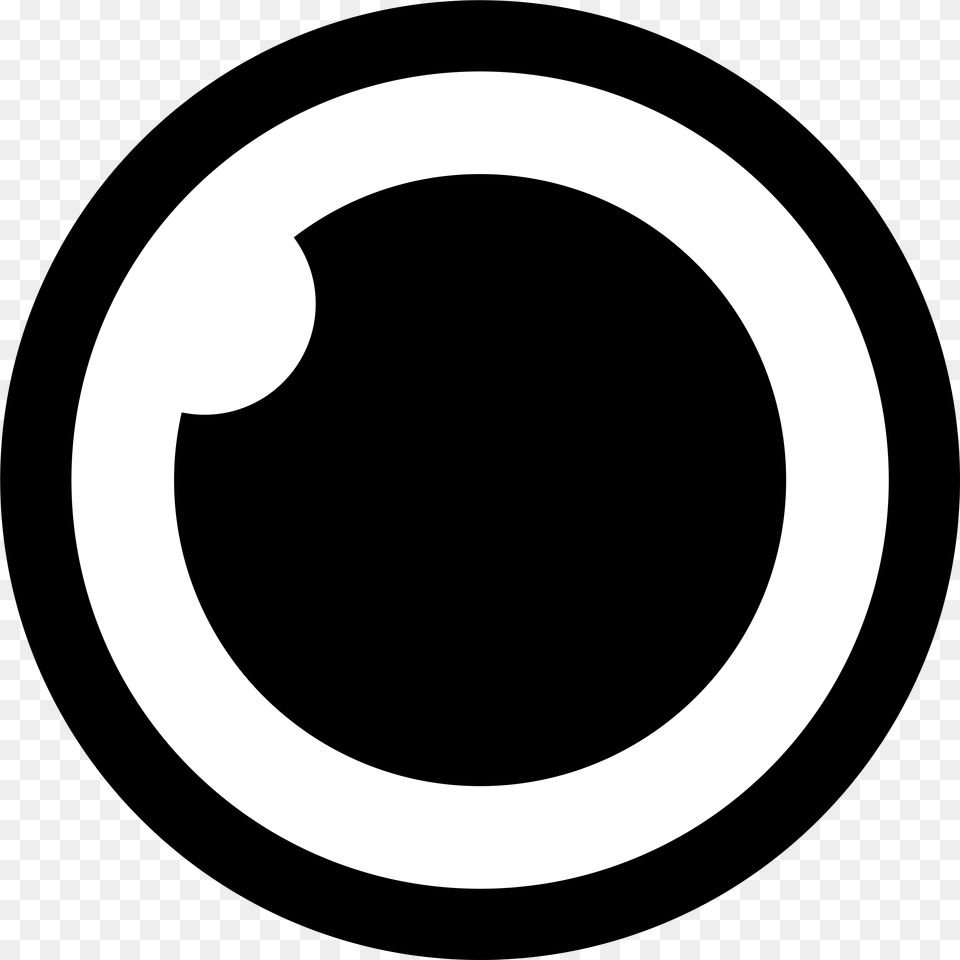 Snapchat Logo Black And White Circle, Astronomy, Moon, Nature, Night Free Png Download