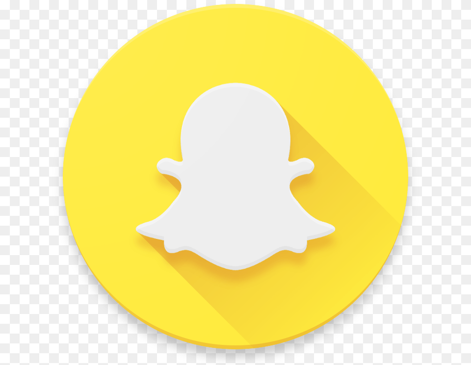 Snapchat Logo Circle Hd Snapchat Logo, Astronomy, Moon, Nature, Night Png