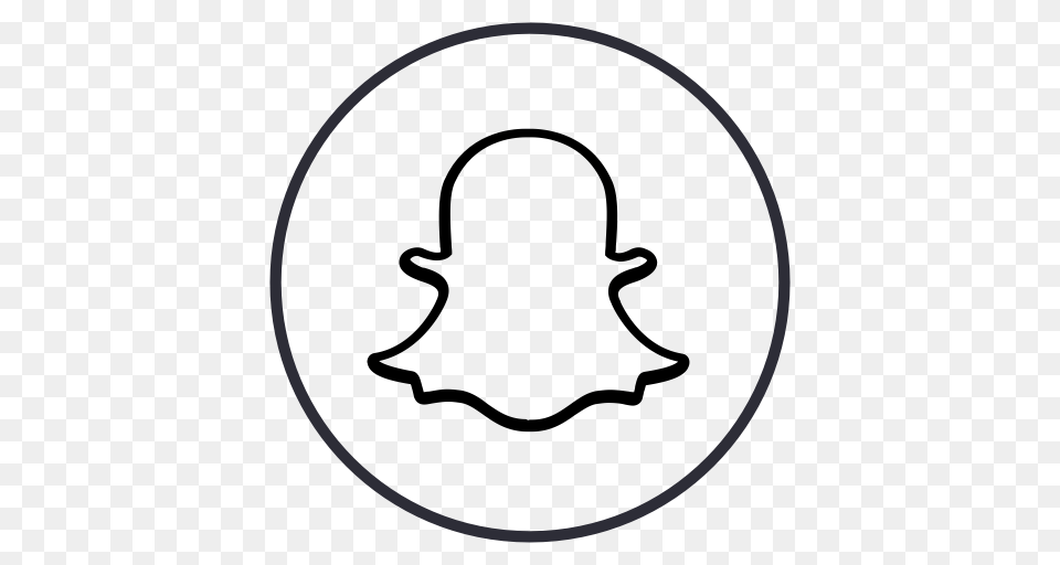 Snapchat Logo Circle Image, Oval, Astronomy, Moon, Nature Png