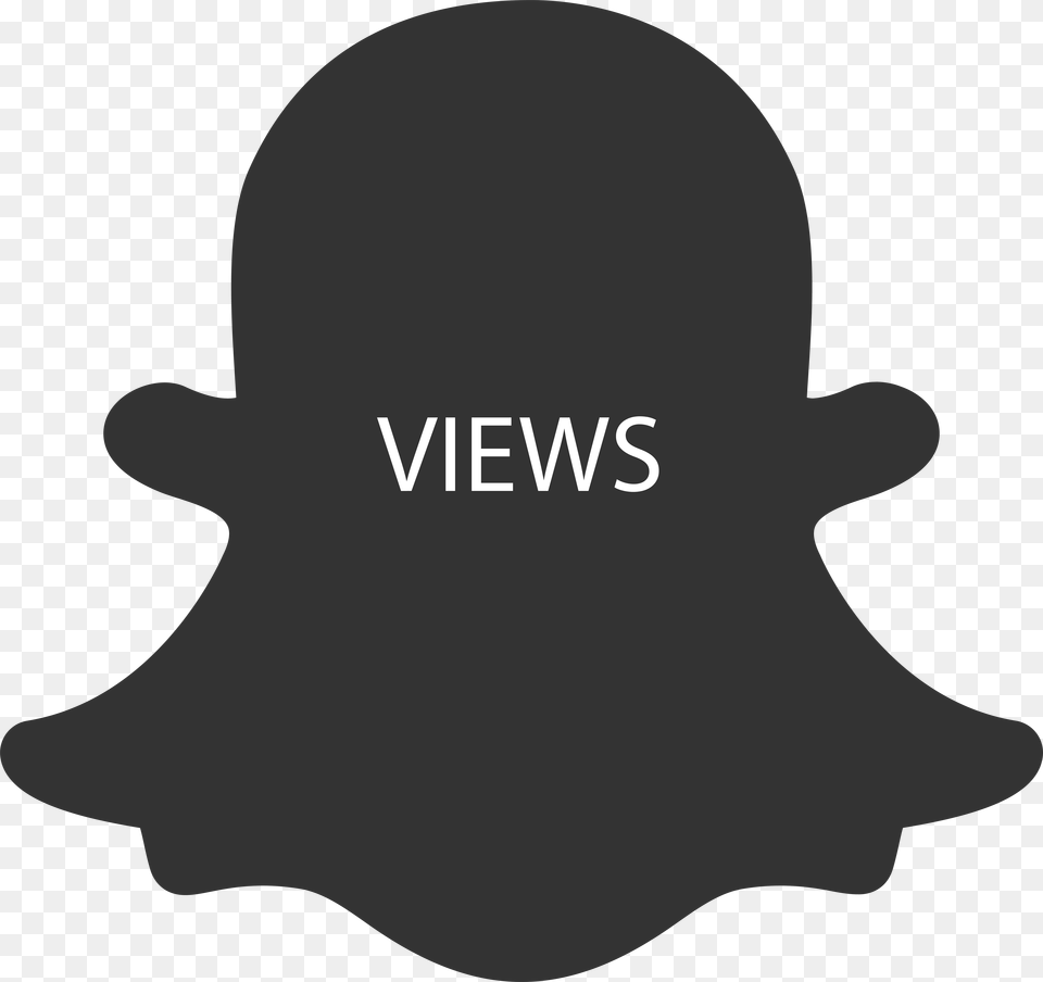 Snapchat Logo No Background, Silhouette, Sticker, Clothing, Hat Free Transparent Png
