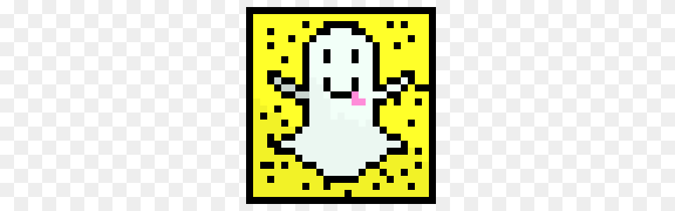 Snapchat Logo Pixel Art Maker, Light, Outdoors, Nature, Qr Code Free Png