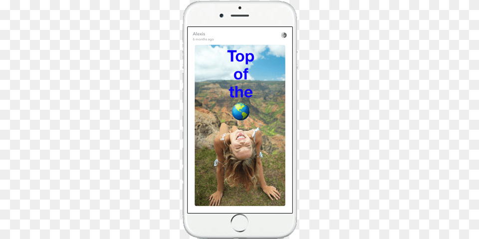 Snapchat Memories Update Snapchat Memories, Electronics, Phone, Sphere, Girl Free Png