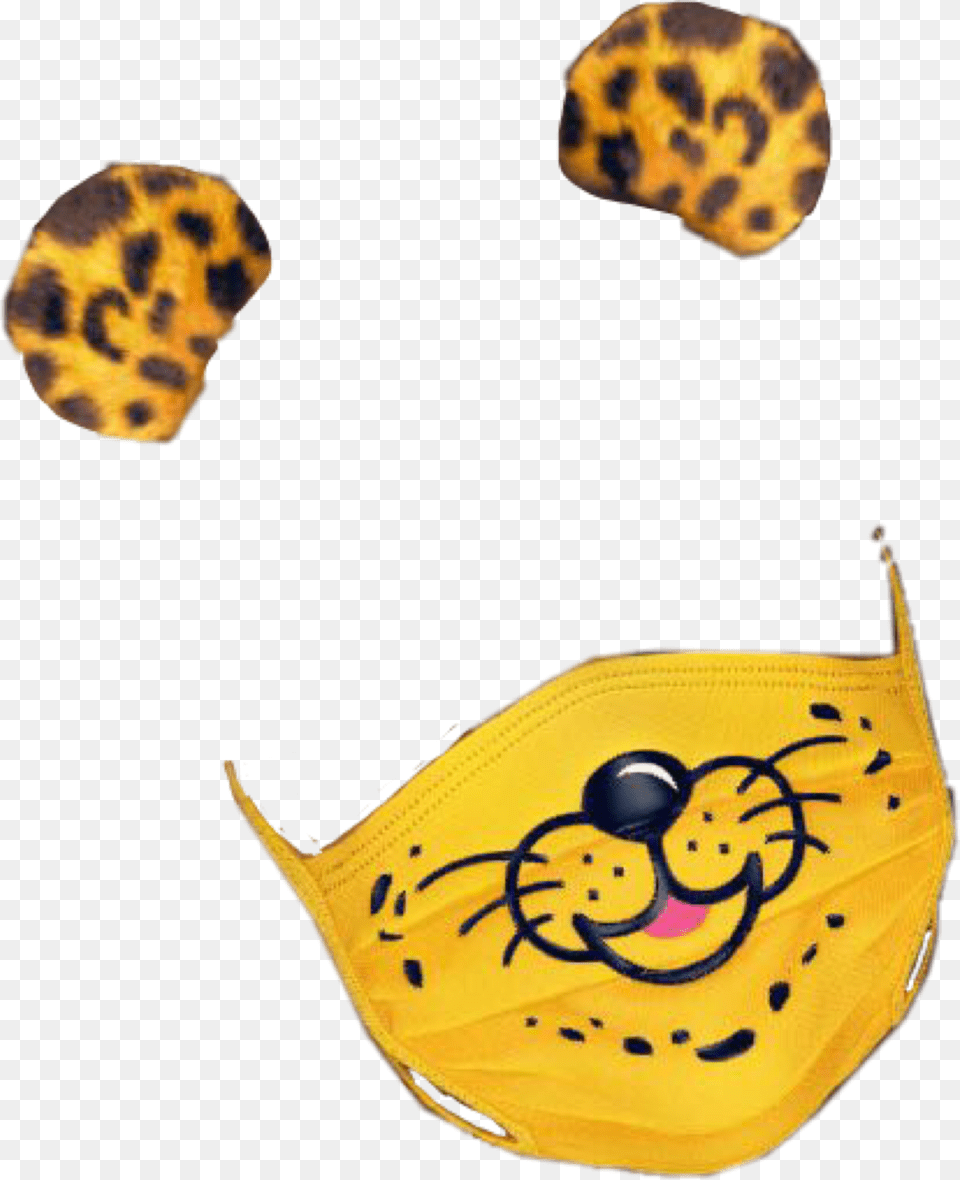 Snapchat Snapchatfilter Cat Cheetah Freetoedit, Clothing, Cap, Hat, Swimwear Png Image