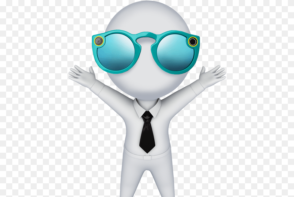Snapchat Spectacles For Fun And Business Glasses, Accessories, Tie, Formal Wear, Baby Free Png Download