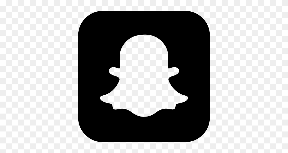 Snapchat Square Snapchat Snapchat Button Icon With, Gray Free Png Download