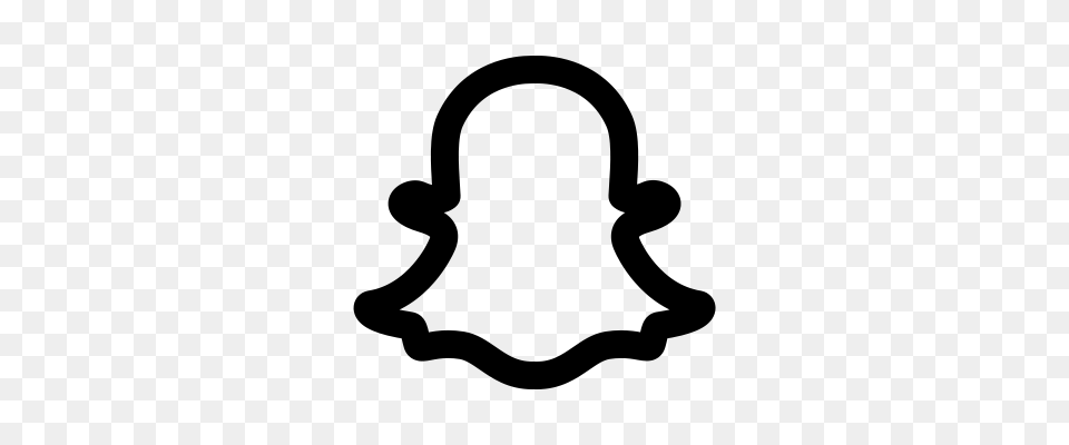 Snapchat Transparent Image And Clipart, Gray Free Png