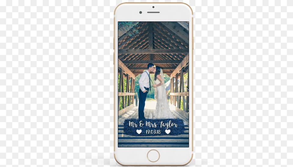 Snapchat Wedding Filter Ornate Carved Silver Picture Frame, Head, Person, Phone, Photography Free Png Download