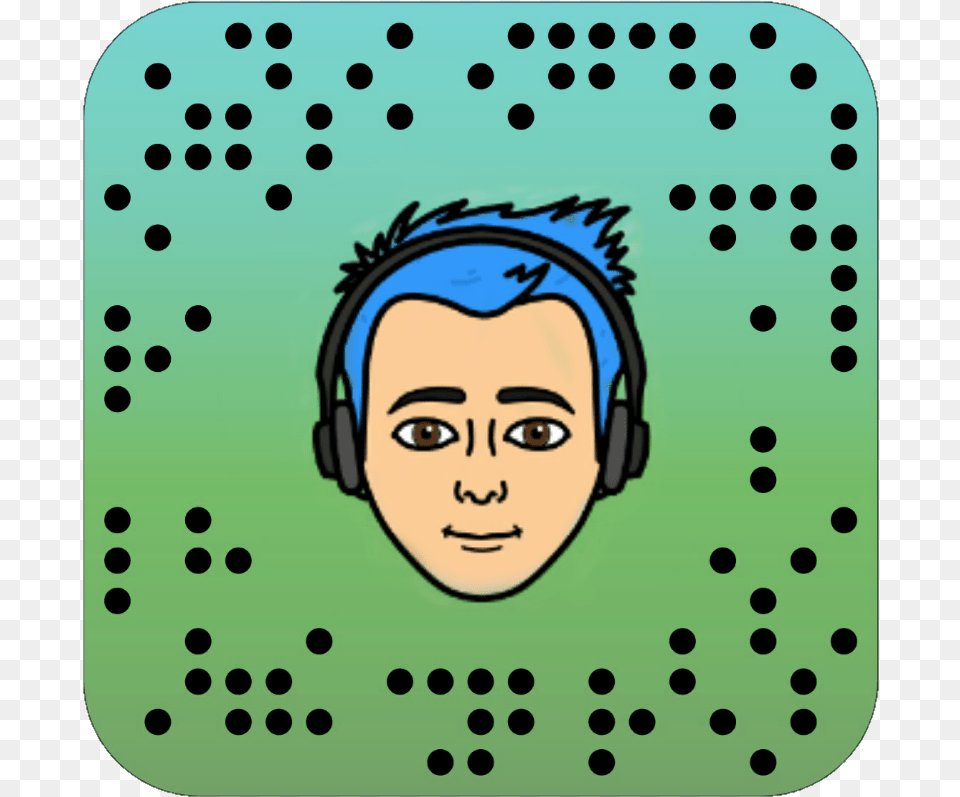 Snapcode Snapchat Ted From Black Ink Crew Snapchat Name, Photography, Portrait, Face, Head Free Transparent Png