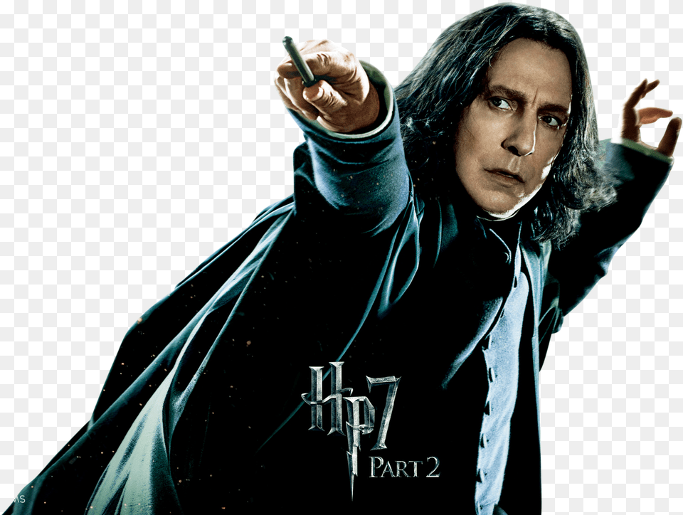 Snape Snape Harry Potter Deathly Hallows Severus Snape Coat Costume, Adult, Person, Woman, Female Png