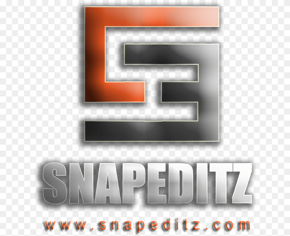 Snapeditz Site Is A Photoshop Material Site Here Is Orange, Text, Logo, Symbol, Advertisement Png Image