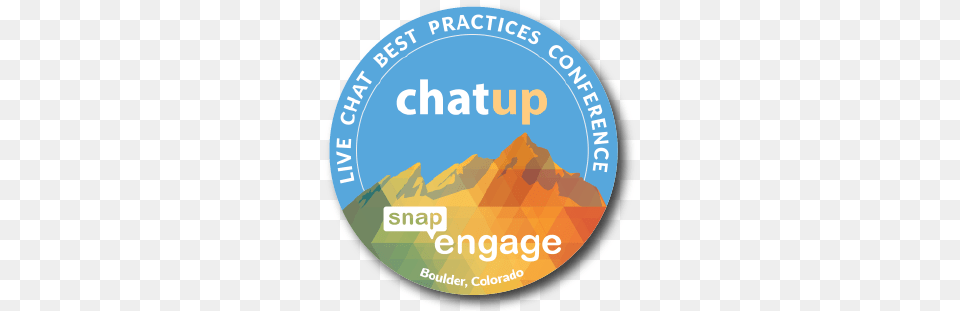 Snapengage Chatup 2017 Sponsorship Die Cut Sticker Graphic Design, Disk, Dvd, Outdoors, Nature Free Transparent Png