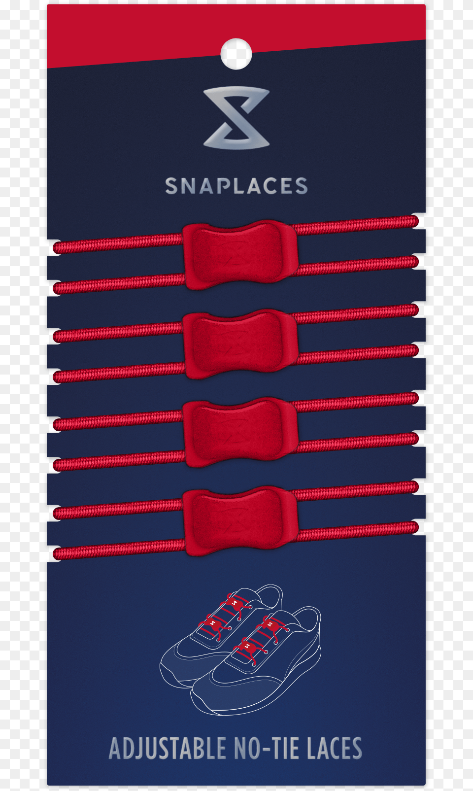 Snaplaces Shoelace Alternative Red, Accessories Free Png