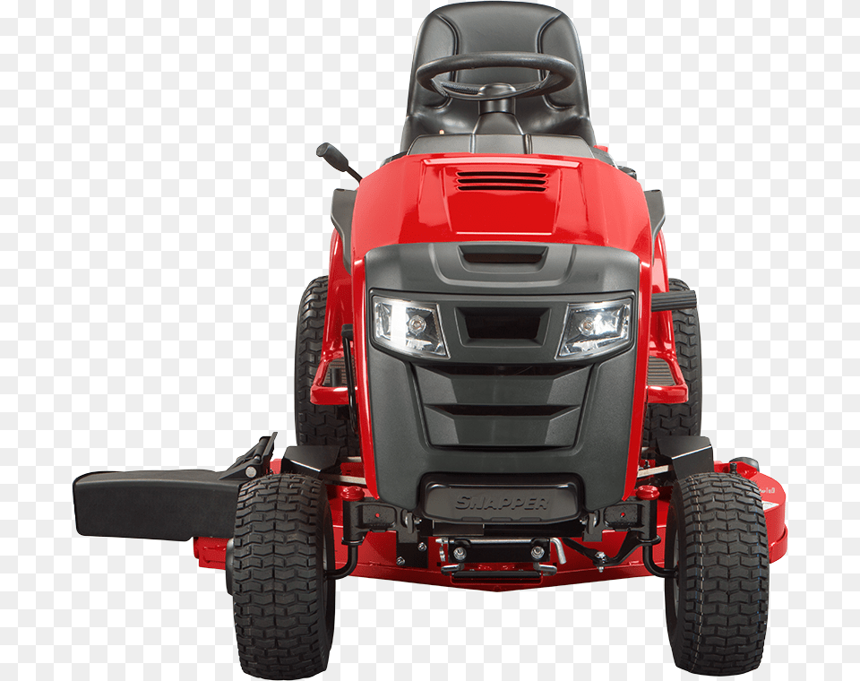 Snapper Lawn Tractor Front View Tractor, Grass, Plant, Machine, Wheel Free Transparent Png