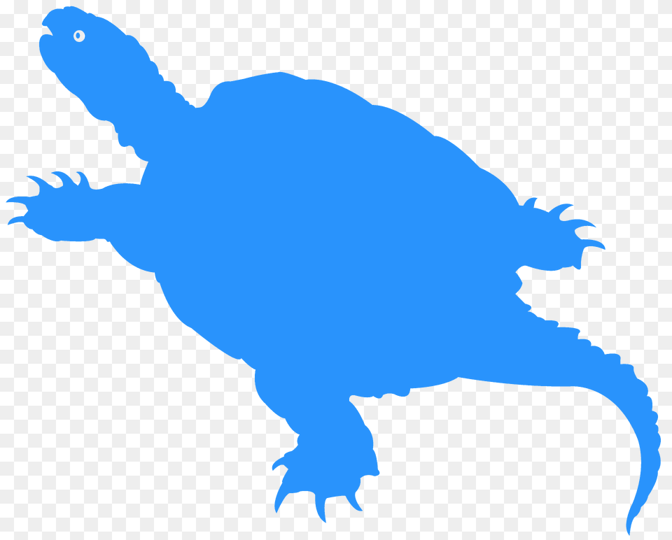 Snapping Turtle Silhouette, Animal, Reptile, Sea Life, Fish Free Png
