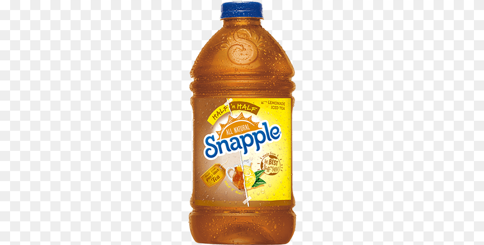 Snapple Half 39n Half Snapple Iced Tea Lemon, Beverage, Juice, Food, Ketchup Free Transparent Png