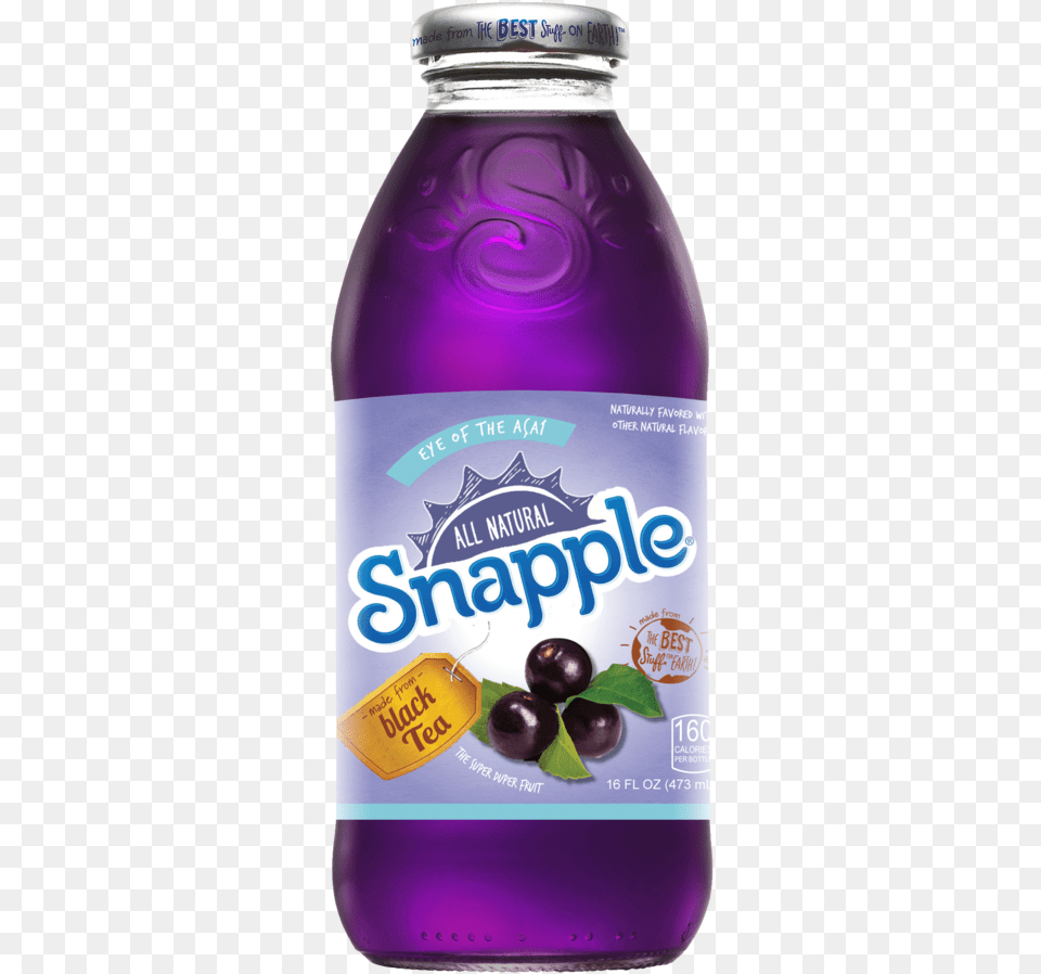 Snapple Jayson Braynen Grape Soda, Beverage, Juice, Food, Ketchup Free Png Download