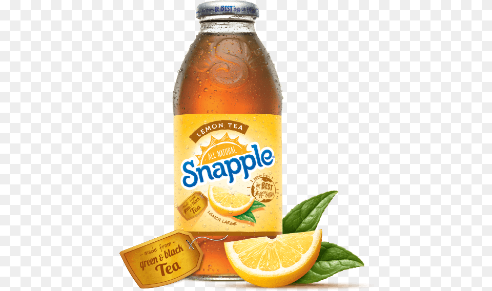 Snapple Lemon Tea, Citrus Fruit, Food, Fruit, Orange Png Image