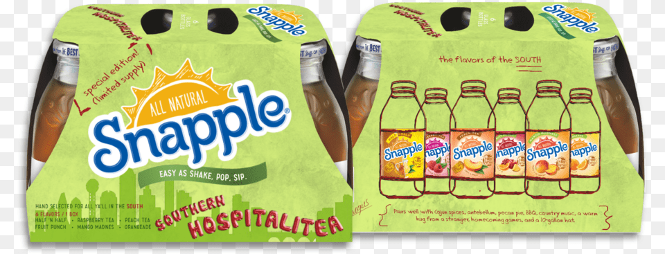 Snapple Lemon Tea Dairy, Advertisement Free Transparent Png
