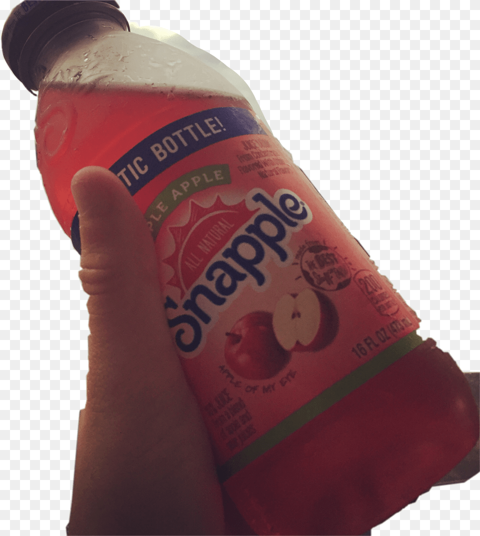 Snapple Plastic Bottle, Logo, Face, Head, Person Png
