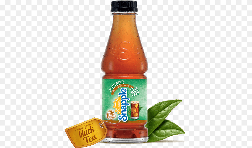 Snapple Straight Up Unsweetened Tea Snapple Straight Up Iced Tea, Alcohol, Beer, Beverage, Food Free Png Download