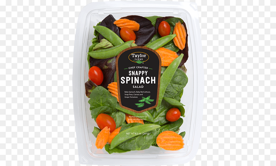 Snappy Spinach Taylor Farms Snappy Spinach, Meal, Food, Lunch, Produce Free Transparent Png