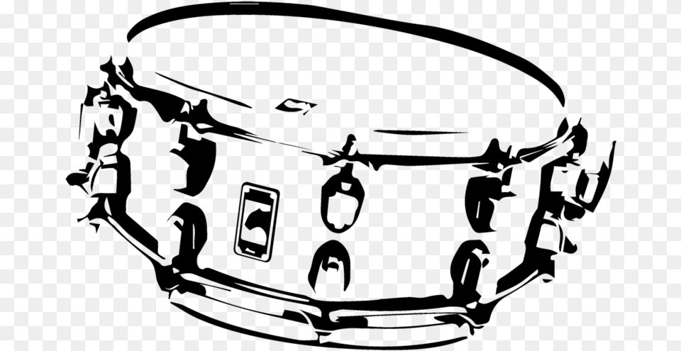 Snare Drum Clipart Snare Drum Clipart Black And White, Musical Instrument, Percussion Free Transparent Png