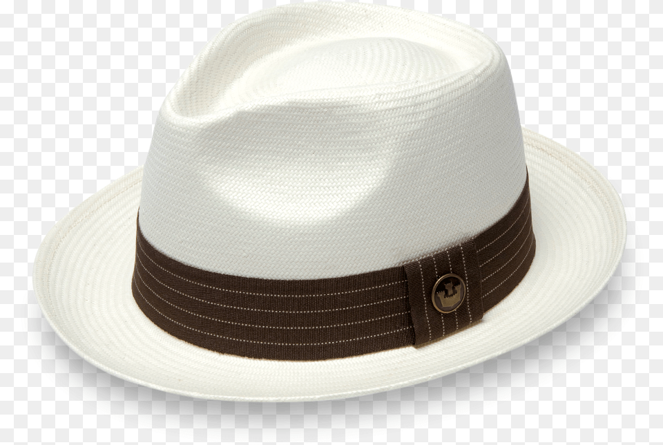 Snare White Straw Fedora Hat Fedora, Clothing, Sun Hat Free Transparent Png