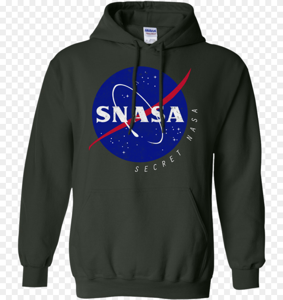 Snasa Secret Nasa Logo T Shirt Amp Hoodie Hoodie, Clothing, Knitwear, Sweater, Sweatshirt Free Png Download
