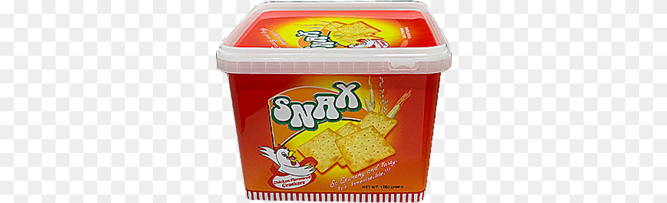 Snax Chicken Flavoured Crackers Convenience Food, Bread, Cracker, Snack, Ketchup Free Png Download