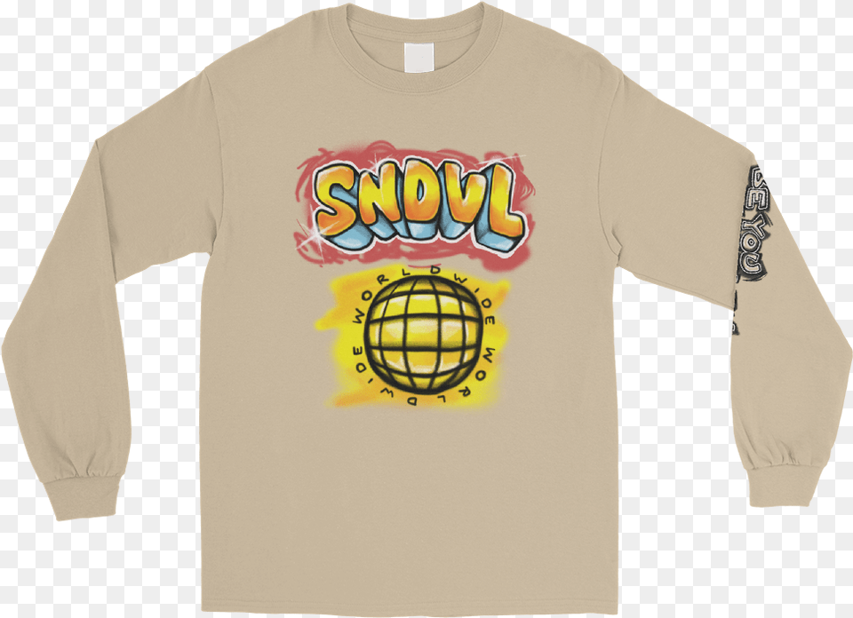 Sndvl Worldwide Long Sleeve T Shirt In Sandclass Stay Off The Weed T Shirt, Clothing, Long Sleeve, T-shirt, Knitwear Free Transparent Png