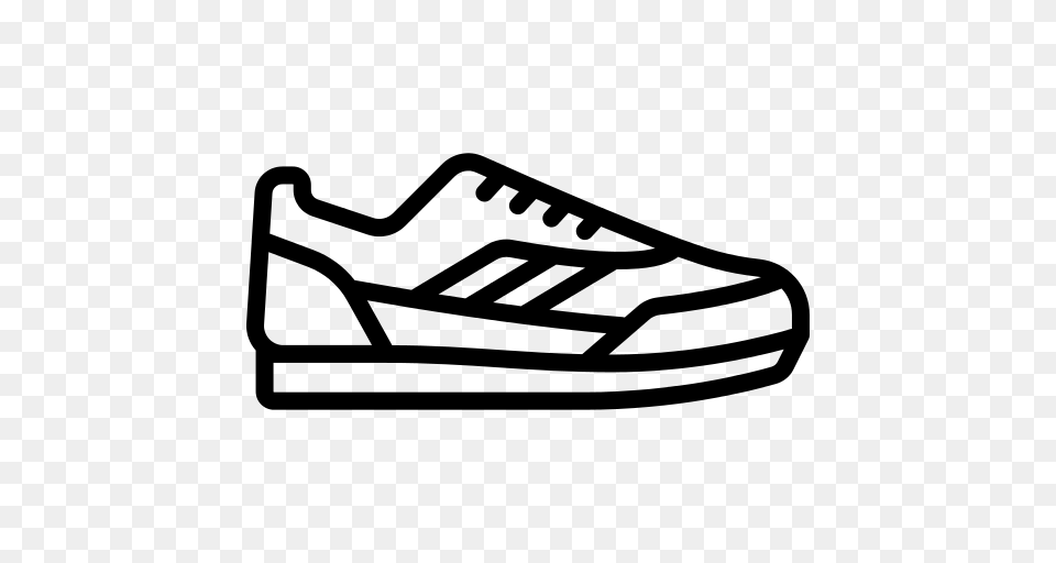 Sneaker Shoe Icon, Gray Free Png Download