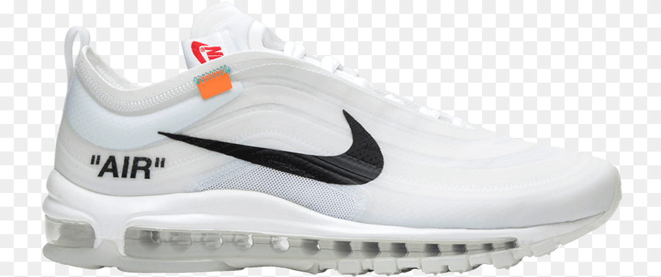 Sneakers Air Max 97 Off White, Clothing, Footwear, Shoe, Sneaker Png