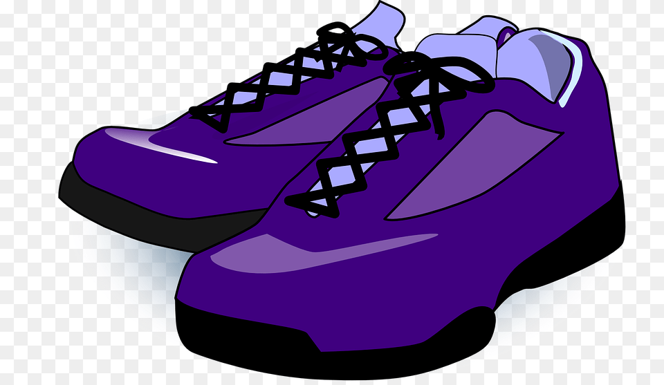 Sneakers Clipart Blue Shoe, Clothing, Footwear, Sneaker Png