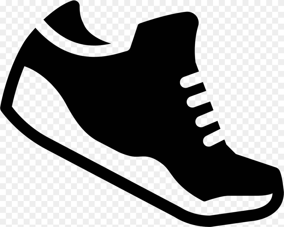 Sneakers Filled Icon Vector Sneakers Icon, Gray Png Image